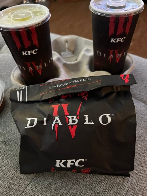 《暗黑4》再次联动KFC，活动已在美国地区推出