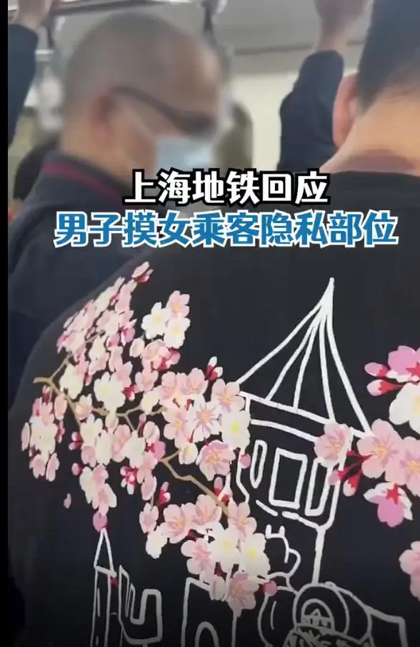 上海地铁遇咸猪手被拍下 客服称不便报警可发信息（2023上海地铁遇咸猪手）
