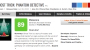 （焦点）《幽灵诡计：幻影侦探》媒体评分解禁，PC版媒体均分89分